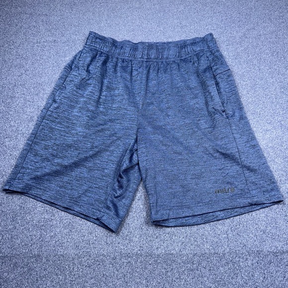 Mitre Other - Mitre Mens Small Athletic Shorts BlueRunning Soccer Gym Workout Elastic Waist